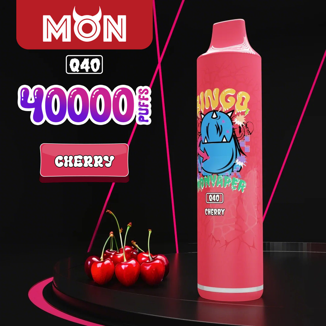 MON Q40 | 40K Puff Power Stick with Dual Mesh Coils & Consistent Flavor Delivery