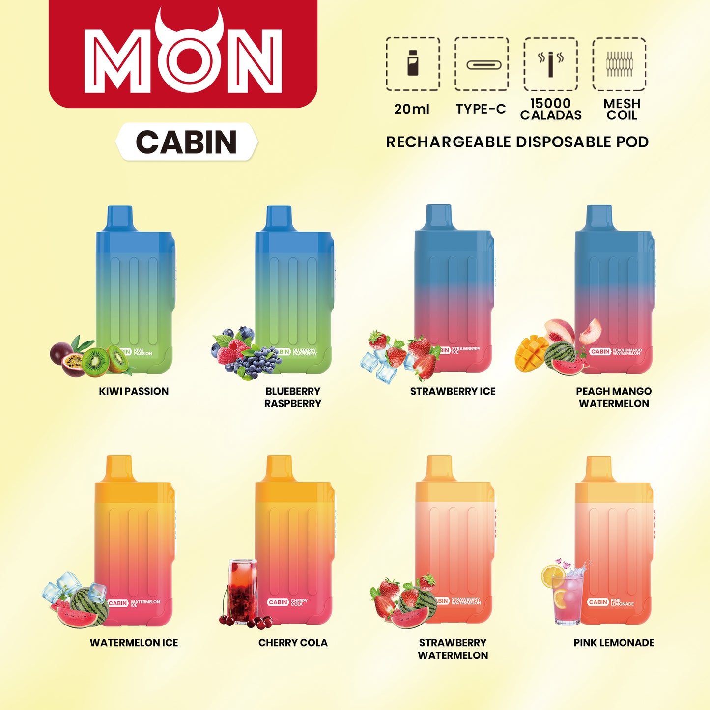 Monvaper M15 Cabin Disposable Vape