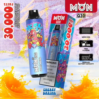 Monvaper Q30 Disposable Vape – Consistent Flavor, Every Puff