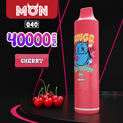MON Q40 | 40K Puff Power Stick with Dual Mesh Coils & Consistent Flavor Delivery